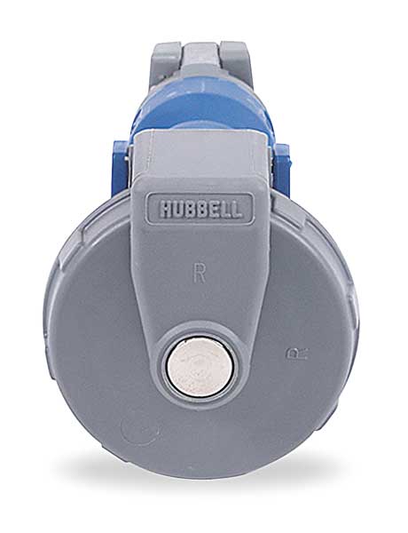 Hubbell IEC Pin and Sleeve Connector, 20A, 208V HBL520C9W