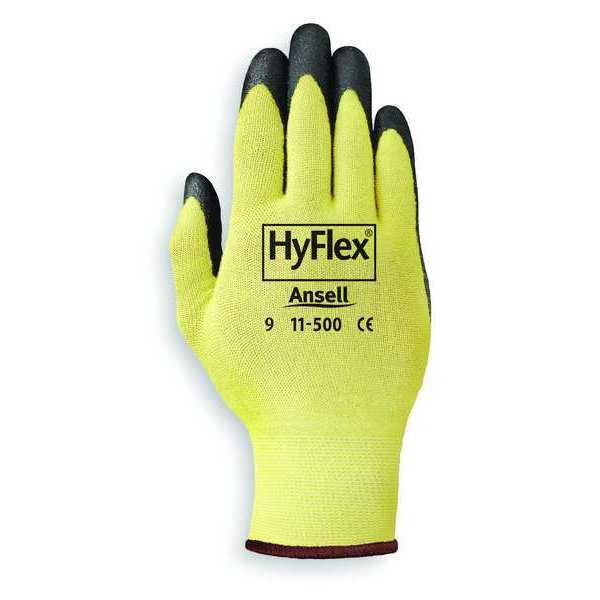 Ansell Cut Resistant Coated Gloves, A2 Cut Level, Nitrile, XS, 1 PR 11-500