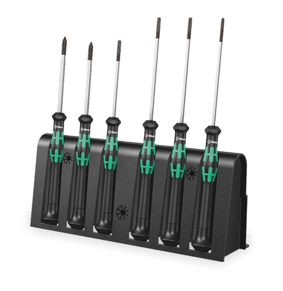 Wera Precision Screwdriver Set, Sl/Ph, 6 pcs. 05118152001