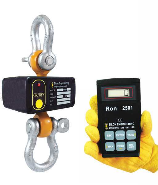 Ron Crane Scales Wireless Dynamometer, 80000 lb. RON 2501-S40CC