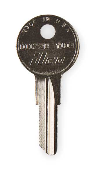 Kaba Ilco Key Blank, Brass, Yale Lock, PK10 O1122B-Y103