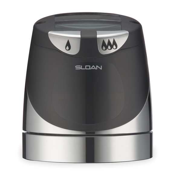 Sloan 1.6/1.1 gpf, Plastic/Chrome, Double Flush, Toilet Flush Valve Retrofit Kit Solis DF RESS-C-1.6/1.1