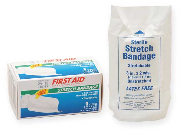 Honeywell Stretch Bandage, Sterile, White, Gauze, Bulk 043172