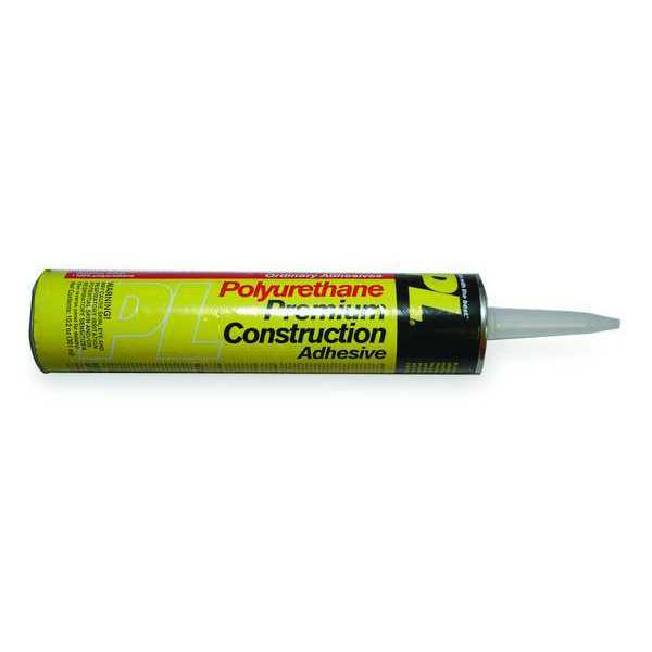 Ultratech Epoxy Adhesive, PL Premium Construction Adhesive Series, Gray, 10.2 oz, Tube, 30 min Functional Cure 770