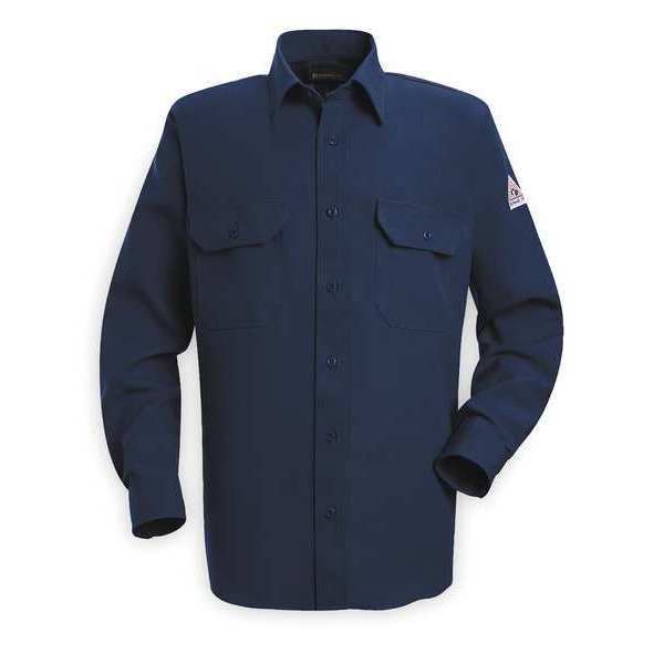 Vf Imagewear Flame Resistant Collared Shirt, Navy, Nomex(R), LT SND2NV LN L