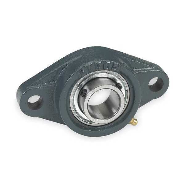 Dayton Flange Bearing, 2-Bolt, Ball, 1-1/4" Bore 3FCN7