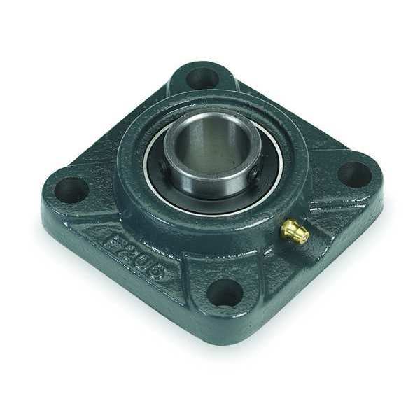 Dayton Flange Bearing, 4-Bolt, Ball, 1-11/16" Bore 3FCY1