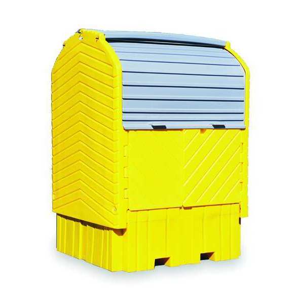 Ultratech Covered IBC Containment Unit, 365 gal Spill Capacity, Polyethylene 1162