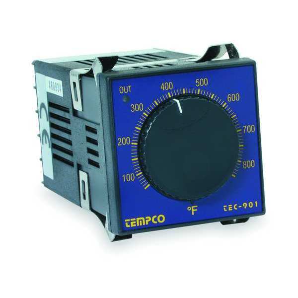 Tempco Temp Controller, Analog, K, 100-130V TEC17126