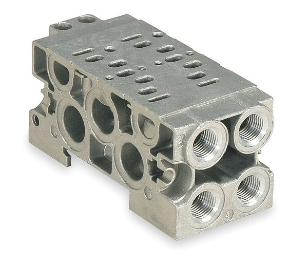 Speedaire Manifold, ISO Valve 15407-1, 1/8NPT 3FZY8