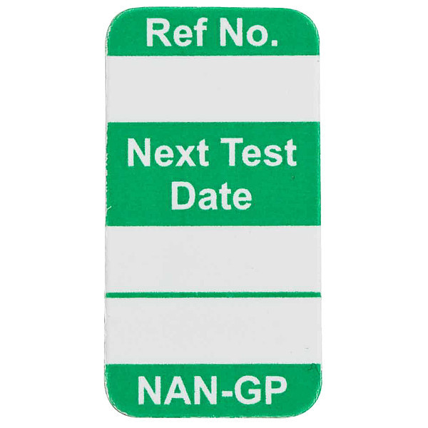 Brady Nanotag(tm) Insr, 1-1/4 x 5/8 In, PK100 NAN-GP G
