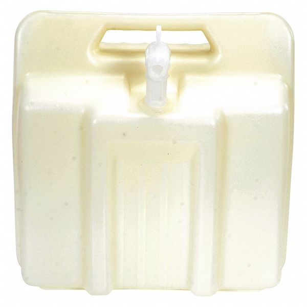 Zoro Select Plastic Carboy, Low Profile, 4 Gal, w/Cap CARB-4-LP