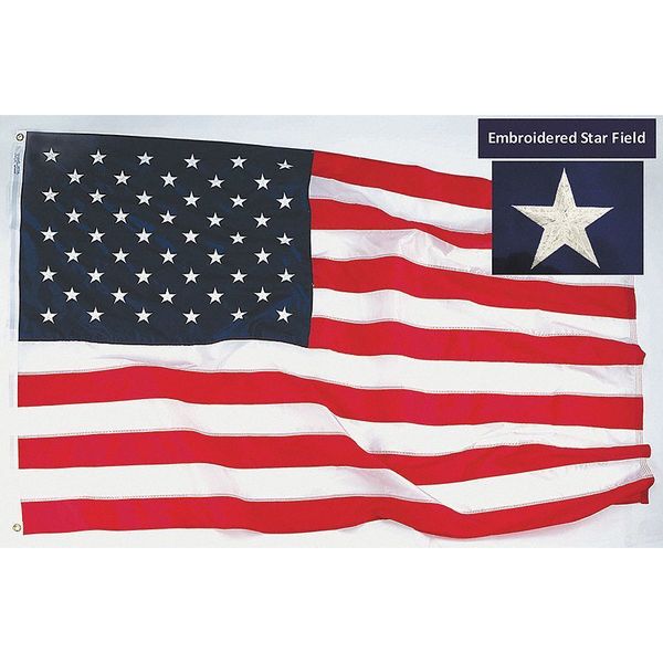 Bulldog US Flag, 3x5 Ft, Cotton 1662