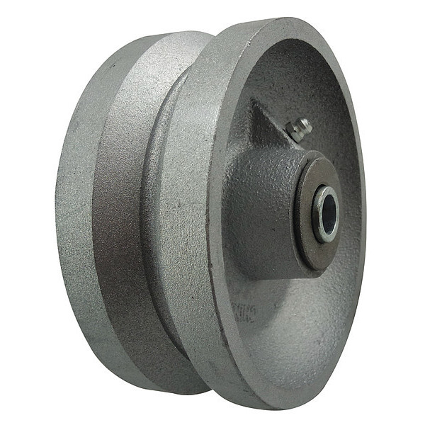 Zoro Select Caster Wheel, Cast Iron, 5 in., 800 lb. 3G299