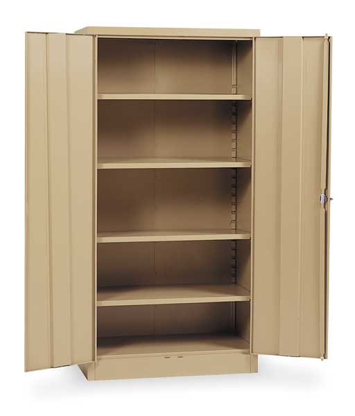 Zoro Select 24 ga. ga. Steel Storage Cabinet, Stationary 1UFD8