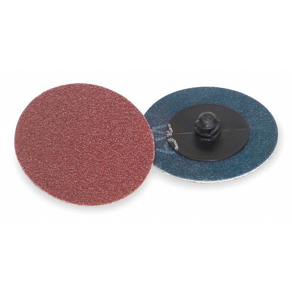 Arc Abrasives Quick Change Disc, AlO, 3in, 100G, Fin, TR 31667