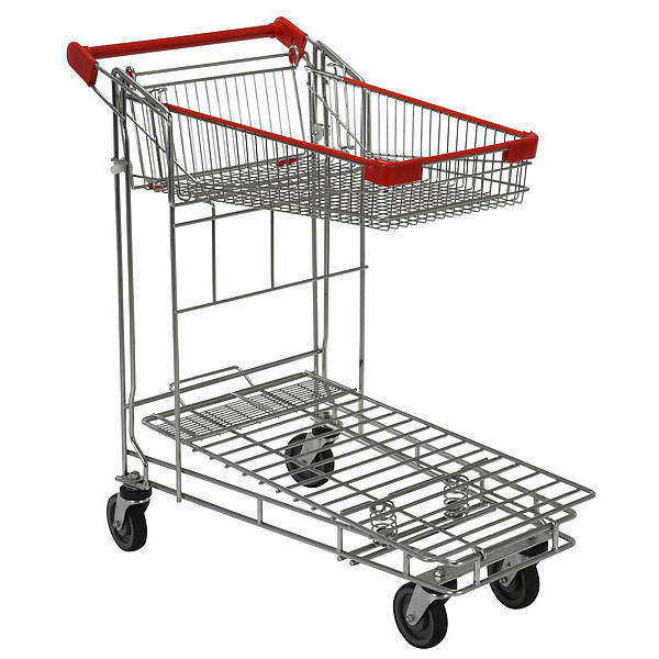 Zoro Select Wire-Sided Platform Truck, 36-7/16 In. L WIRE-S