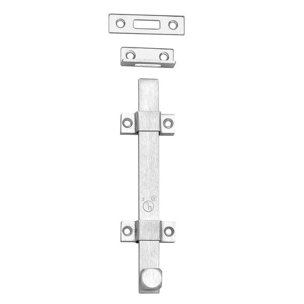 Rockwood Surface Bolt, Satin Chrome 580-8.26D