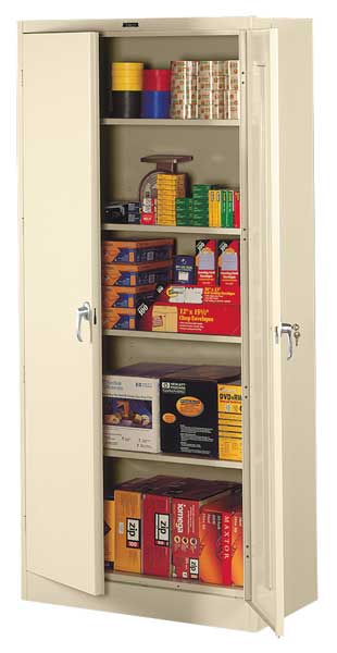 Tennsco 22 ga. Steel Storage Cabinet, 36 in W, 78 in H 2470PY