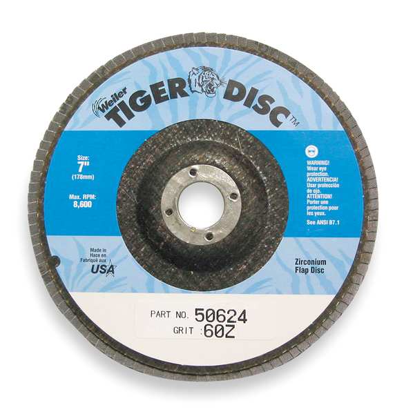 Weiler Arbor Mount Flap Disc, 4-1/2in, 80, Medium 96176
