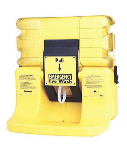 Bradley Eyewash Station in Yellow S19-921H