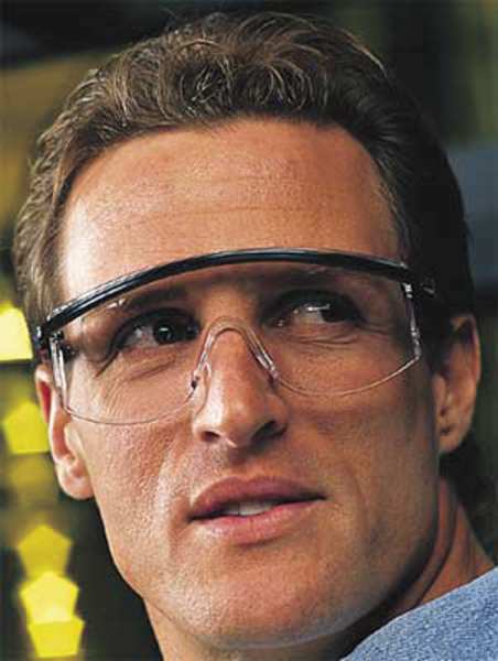 Honeywell Uvex Safety Glasses, Amber Scratch-Resistant S145