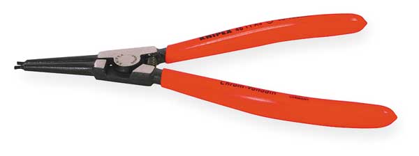 Knipex Retaining Ring Pliers, 0.093 In Tip, 0 Deg 46 11 A3 SBA