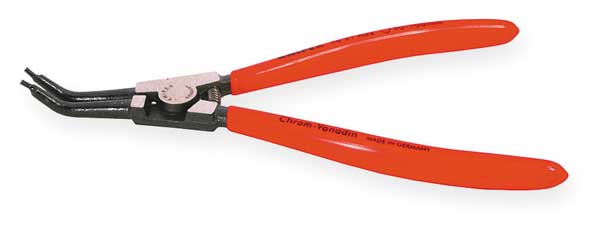 Knipex Retaining Ring Pliers, 0.093In Tip, 45 Deg 46 31 A32 SBA