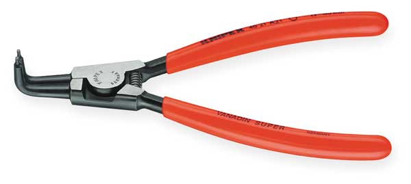 Knipex Retaining Ring Pliers, 0.093In Tip, 90 Deg 46 21 A31 SBA