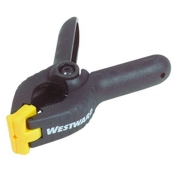 Westward Spring Clamp, 1 In, No-Slip 3KB95