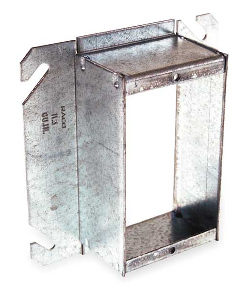 Raco Mud Ring, Ring Accessory, 1 Gangs, Galvanized Zinc, Square Box 785