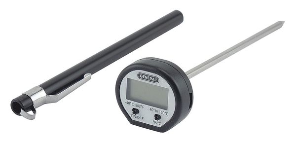 Soil Digital Pocket Thermometer, 58 to 302F