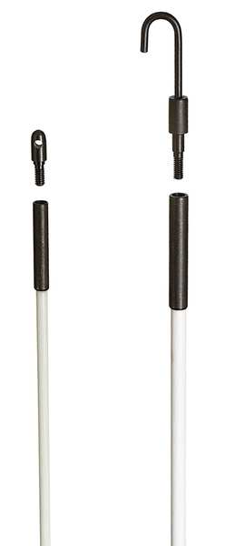 Ideal Cable Pulling Fishing Pole, 3/16 In, 30 ft 31-633