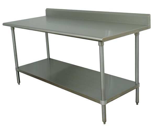 Advance Tabco Work Table, Rolled Edge Top, 72X30X1-5/8" KSS-306