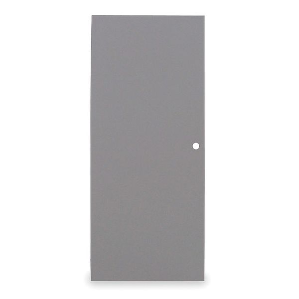 Ceco Flush Steel Door, 84 in H, 48 in W, 1 3/4 in Thick, 16-gauge, Type: 2 CHMD-FL4070-MORT-CU-16ga