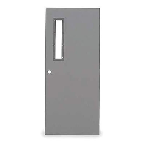 Ceco Narrow Light Steel Door, 80 in H, 36 in W, 1 3/4 in Thick, 16-gauge, Type: 2 CHMD x NL30 68 x CY-CU-16ga