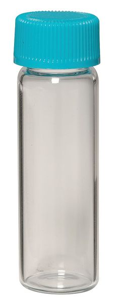 Zoro Select Vial Screw Cap Glass 4ml Clear, PK144 3LEH1