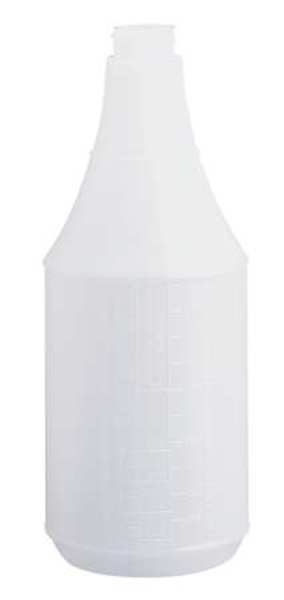 Zoro Select 24 oz. Clear, Plastic Bottle, 3 Pack 130294