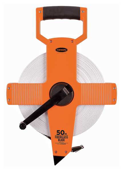 Keson 50 m Tape Measure, 1/2 in Blade OTR-50M | Zoro