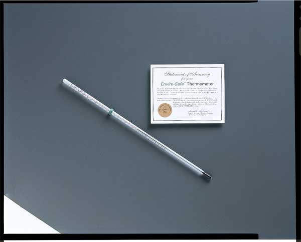 Enviro-Safe Pocket Glass Thermometer, -10 to 110C B60570-1300