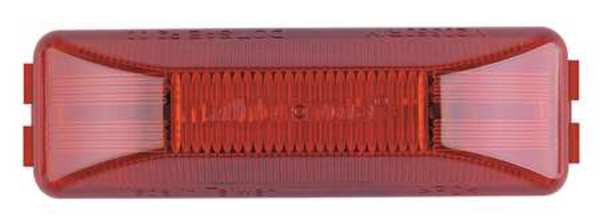 Maxxima Clearance Light, LED, Red, Rect, 3-3/16 L M20350R