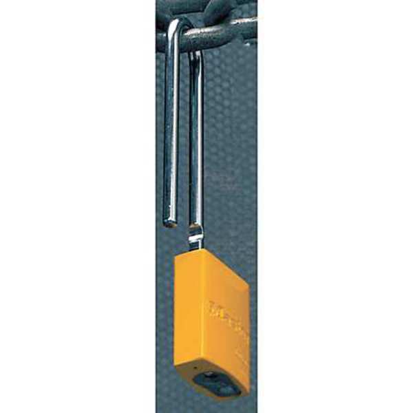 Master Lock Lockout Padlock, KA, Yellow, 1-15/16"H 6835KALTYLW-10G019