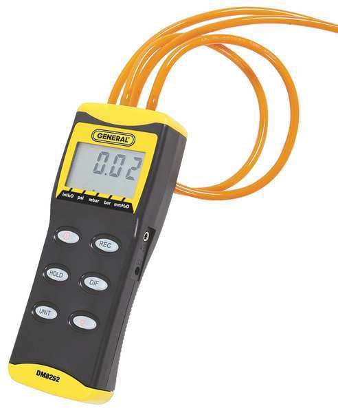 General Tools High Resolution Digital Manometer DM8252