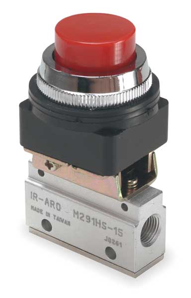 Aro Manual Air Control Valve, 3-Way, 1/8in NPT M291HS-11