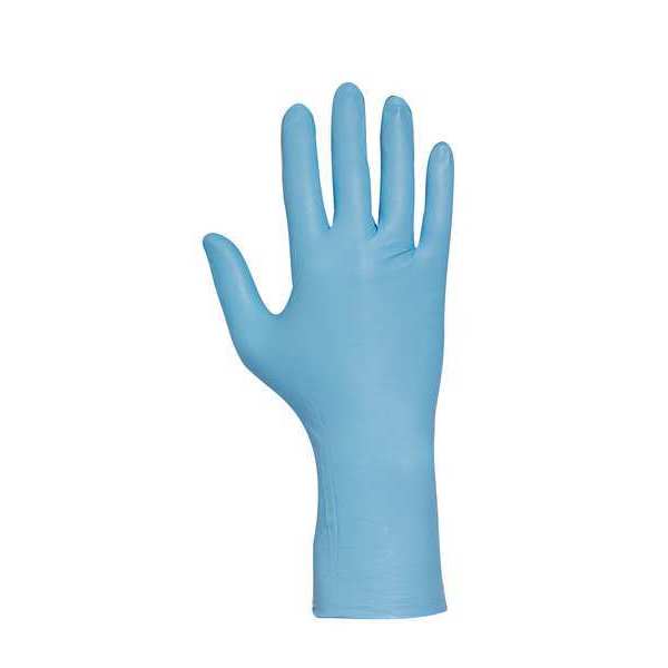 Ansell Integra EC, Exam Gloves, 7.8 mil Palm, Nitrile, Powder-Free, S, 50 PK, Blue N871