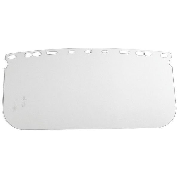 Tasco Faceshield Visor, PETG, Clear, 8x15-1/2in 100-04115