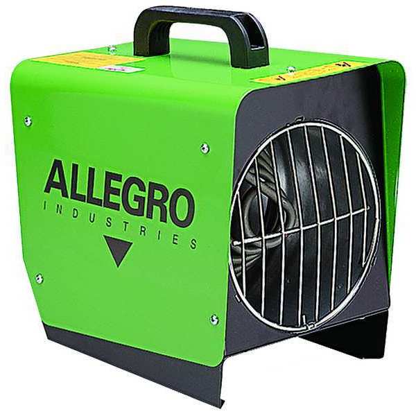 Allegro Industries Portable Electric Ducted & Tent Heater, 1500W, 120V AC, 1 Phase 9401-50