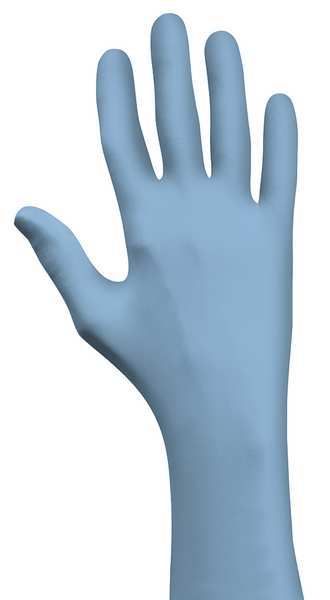 Showa Clean Process Gloves, L, 6 mil, PK50 B9905PFL