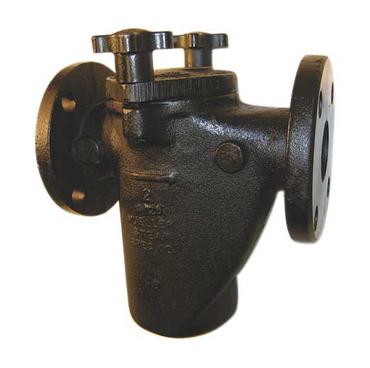 Mueller Steam Specialty 3", Flanged, Cast iron, Basket Strainer, 200 psi @ 150 Degrees F 3 125F