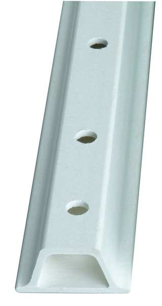 Designovations Sign Post, White, Composite, 6 ft L 6-P2288